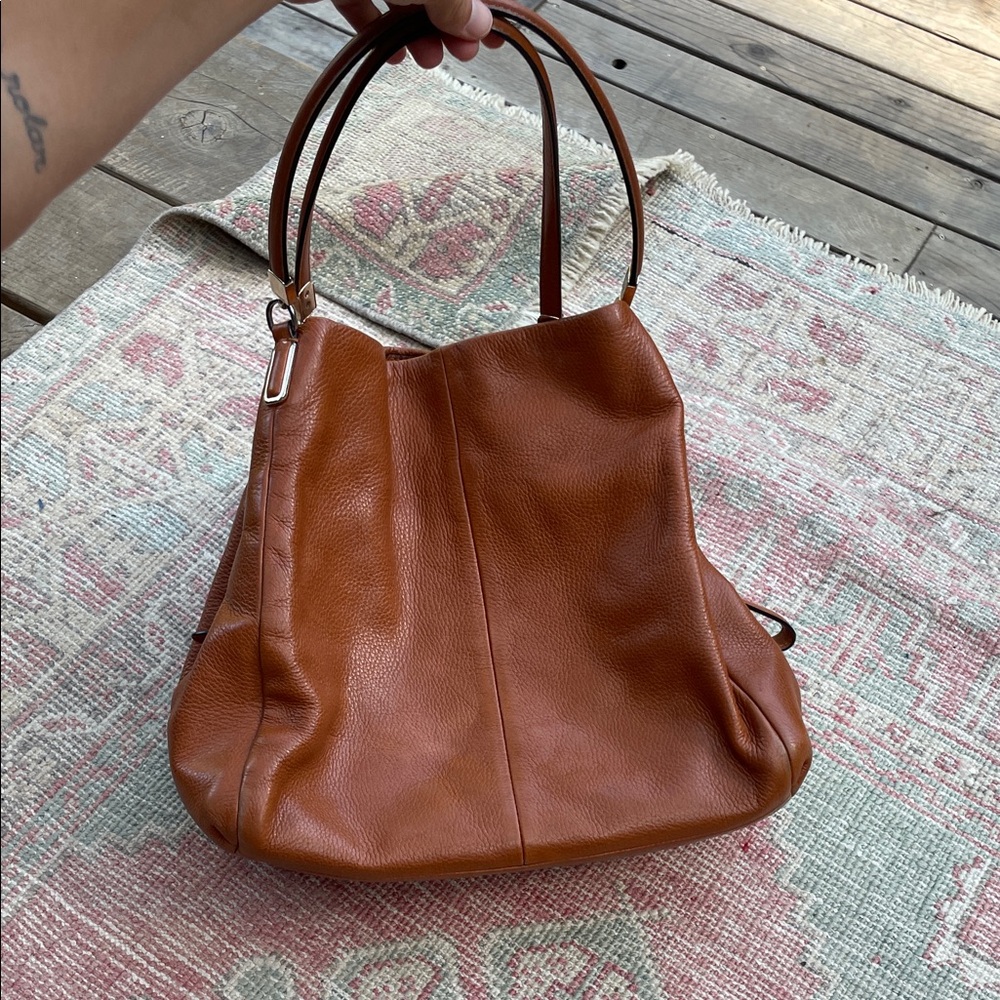 Coach leather bag